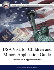tourist visa usa for minors
